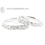 แหวนทองคำขาว แหวนคู่ แหวนเพชร แหวนแต่งงาน แหวนหมั้น-  RC3048WG